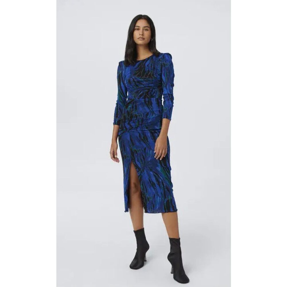 Diane Von Furstenburg Priyanka Reversible Mesh Dress